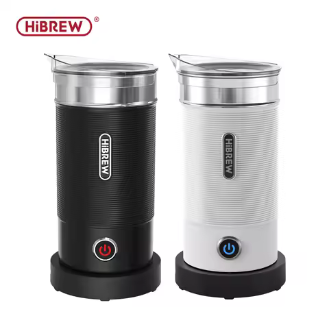 HiBREW Milk Frother Frothing Foamer Chocolate Mixer Cold/Hot Latte Cappuccino fully automatic Milk W