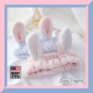 Ins Style Korean Fashion Cute Rabbit Headband Hairband Women Girl Wash Face Makeup Hair Accessories 