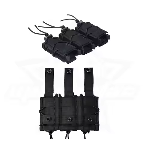 9mm Magazine Pouch Double Triple Magazine Pouch Molle Open Magazine Pouch Suitable for 17 19
