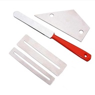 Stainless Steel Guitar Fret Polishing File Guitars Frets Leveling Ruler Fret Polishing Protection Ga
