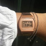 Casio B640WC-5ADF Unisex Vintage Rose Gold Steel Watch B640WC-5A B640WC-5 B640WC Jam Tangan Wanita
