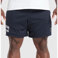 [100% Original] Gymshark Lifting Mesh 7’ Shorts Regular Fit Heavy Blue M