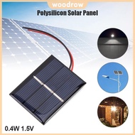 Power Bank Battery USB Powerbank Solar Panel 0.4W 1.5V Polysilicon Solar Epoxy with Wire Mini Solar 