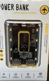 尿袋透明 充電寶 電量顯示 20000mAh Transparent Power Bank（歡迎pm)