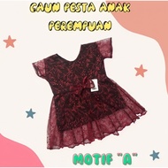 Baby Girl Dress, Brocade Party Dress for Little Girls, Ages 1 Year, Dress Baby Girl