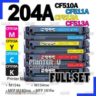 FULL SET TONER Compatible CF510A CF511A CF512A CF513A 204A CF510X H* LaserJet Pro M154a M180n M154nw