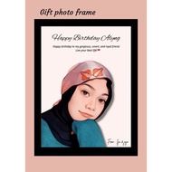 GIFT PHOTO FRAME MEMORIES (FREE FRAME)