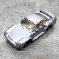 Metal Car Model MAISTO Porsche 959 Coupe Sports Silver