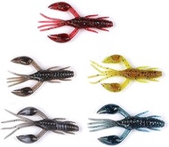 East Rain PVC Crawfish Crayfish Soft Swimaits(PVC, 0.07/0.15/0.27oz,1.97/2.56/3.15inch,3size Option)