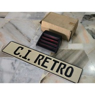 NEW W124 W126 W201 190E BLACK THIRD BRAKE LAMP STOP LIGHT MERCEDES BENZ