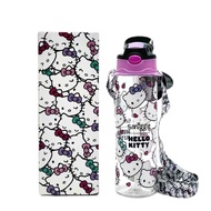 Hello Kitty Water Bottle for Kids 680 mL 22fl oz Tumbler with Fun Character Design Strap for Girls