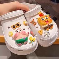 jibbitz crocs crocs charm crocs jibbitz SpongeBob SquarePants Hole Shoes Accessories Three-Dimension