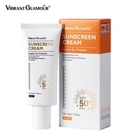 VIBRANT GLAMOUR Whitening Sunscreen Cream Sunblock for Face and Body SPF50 50g