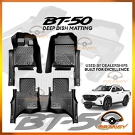 Mazda BT-50 2023 to 2025 9D OEM WITH EXTENSION Deep Dish Matting Quality ( Car Accessories