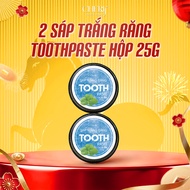 [2 boxes of 25g] ToothPaste wax ToothPaste 25g Supports bright white teeth and fresh breath