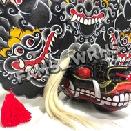 Barongan Telon Vip Size 22 Full Wood Barongan Caplokan Kayu Fm -11