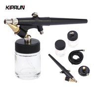 KIPRUN High Atomizing Siphon Feed Airbrush Single Action Air Brush Kit for Makeup Art Painting Manic