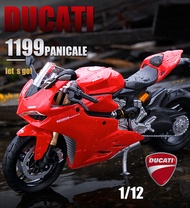 🚘ส่งภายใน24ชม🚘โมเดลรถ รถโมเดลเหล็กDiecast Model Car Maisto DUCATI 1199（1:12）