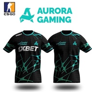 CS2 Summer Training Jersey Esports Club Aurora Gaming 2025 Uniform CSGO Player Custom T-shirt Sports