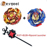 Beyblade Burst (3 in 1) B128 Cho-Ƶ Spriggan Orb Egis +B127 Cho-Z Valkyrie.Z.Ev set whith Ripcord Launcher