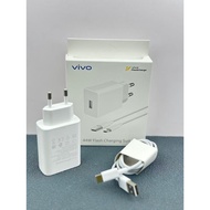 VIVO Flash Charger 44W EU Plug Fast Charging Power Adapter 1M USB C Cable With Retail Box For Vivo V