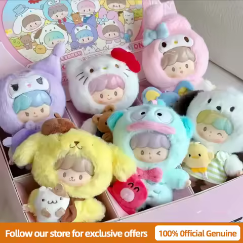 Genuine Sanrio Characters X zZoton Love-league Buddies Series Vinyl Dolls Blind Box Cute Hello Kitty