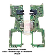 Original with IC Charger Connector Con Cas Board/ For 0PP0 A74 4G A95 4G/ R3ALM3 8 4G/ Original 8 Pr