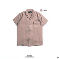 KEMEJA AI44 - Funkids - Kids Rayon Shirt Shinobu Beige/