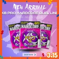 Duel Hardcore X8 Pro Multicolour 200M Braided Fishing Line