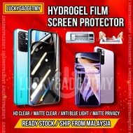 Redmi Note 14Pro+ 4 Pro 14 13Pro+ 13Pro 13R Pro 13Pro+ 13Pro 13 Hydrogel Screen Protector Matte Priv
