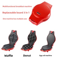 Sandwich Waffle Cake Maker Multi-functional Breakfast Sandwich Waffle Cake Machine Egg Roll Machine 