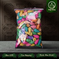 60 pcs Incense Pelor Smoke Cone bottom Bukhur aromatherapy Buhur cone incense cone