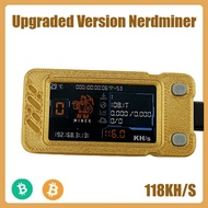 Upgraded Nerdminer 118KH/S BTC Solo Lottery Miner Mini ASIC Miner Bitcoin BTC Miner with Color Scree
