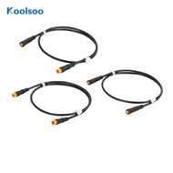 [Koolsoo] Electric Bike Extension Cable Waterproof Rubber Wire Replacement for E Bike Conversion Kit