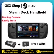 【Ready Stock】Brand New Steam Deck Handheld Gaming Console 64/256/512GB Original Steam Deck Handheld 