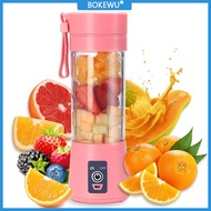 BOKEWU Mini Portable Blender Fruit Milkshake Handheld Electric Juicer USB Charging Multifunction Blender