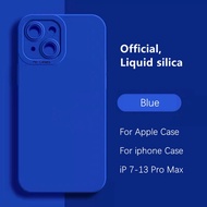 Official Original Liquid Silicone Case For iPhone 13 12 11 Mini Pro XS Max XR X Case For Apple iPhon