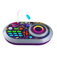 eKids Trolls World Tour DJ Trollex Party Mixer Turntable Toy for Kids Toddler Children, Built in Mic