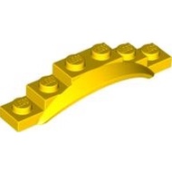 lego parts Yellow Vehicle, Mudguard 1 1/2 x 6 x 1 with Arch