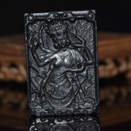 A Red Mountain Culture Meteorite Meteorite Thousand-Hand Guanyin Guardian God Old Object Collectible