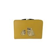 Owl Fucking Wallet [Gold Feeling Wallet Mini Wallet Ladies Small Wallet Maguchi Wallet Small Wallet] 2W19