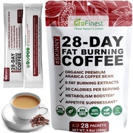 28 Day Fat Burning Coffee - Skinny Slimming Keto Diet Weight Loss Detox Instant Arabica Bean - Garci