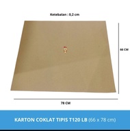 Kertas Karton Coklat / Kertas Karton Polos / Kertas Manila