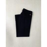 DICKIES - 873 SLIM STRAIGHT FIT WORK PANTS BLACK SIZE 34