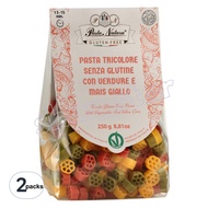PastaNatura Tricolor Gluten Free Pasta 250g x2 | Organic Healthy Tricolor Pasta | Imported Italian S