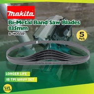 Makita 5pcs 32-7/8" (835mm) Bi-Metal Band Saw Blades 18 TPI For Compact Portable Band Saws B-40559