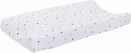 ED Ellen DeGeneres Doodle Dog - Changing Pad Cover, Multi Star Print, Ivory, Royal, Red, Yellow