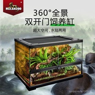 Meizu MCLANZOO Reptile Crested Gecko Breeding Box Climbing Tank Rainforest Tank Pet Tortoise Gecko L