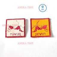 Bordir Tanda Regu Semut Bet Bordir Tanda Regu Pramuka Bet Tanda Regu Pramuka - Aneka Topi / 12 pcs