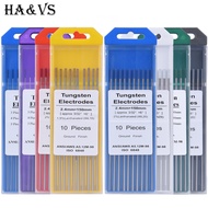 10PCS Professional Tungsten Electrodes TIG Welding Rods 150mm 6 "3.2mm WL20 WT20 WC20 WL15 WZ8 WY20 
